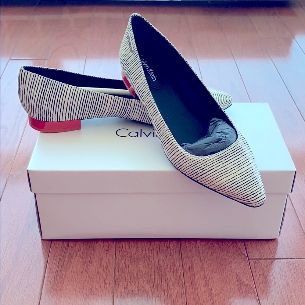 Calvin Klein (White label) Leather pumps